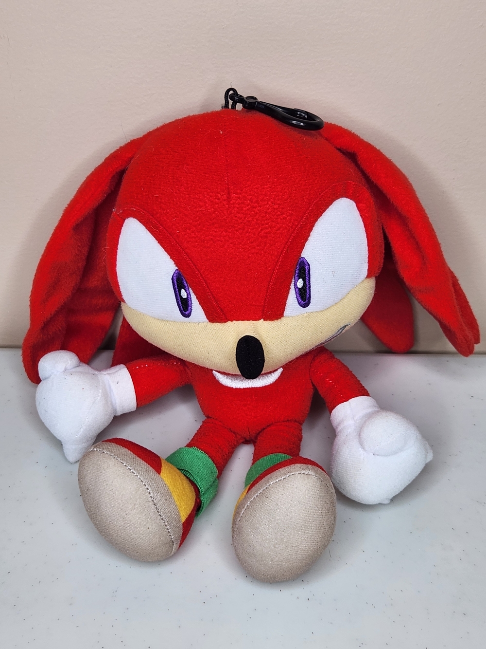 Sonic the Hedgehog Knuckles Plush Coin Purse / Bag 11.5”